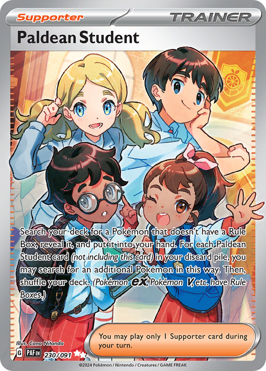 Paldean Student - 230/91 - Scarlet & Violet Paldean Fates (undefined)