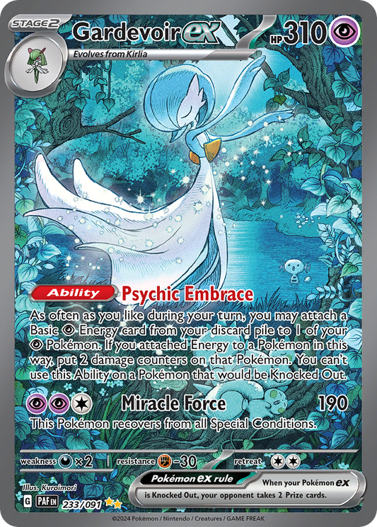 Gardevoir ex - 233/91 - Scarlet & Violet Paldean Fates