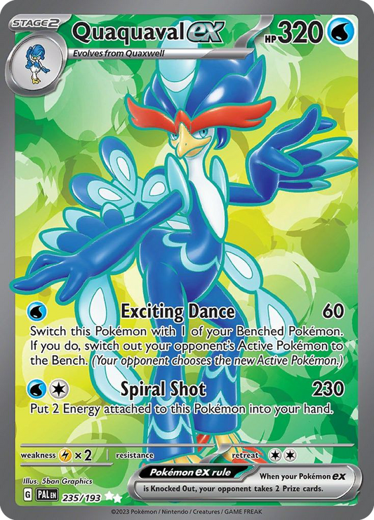 Quaquaval ex - 235/193 - Scarlet & Violet Paldea Evolved