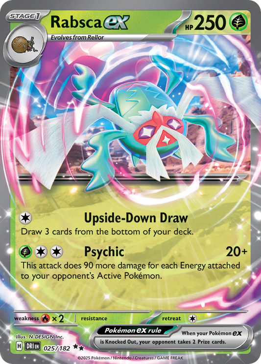 Rabsca ex - 25/182 - Scarlet & Violet Destined Rivals (DRI)