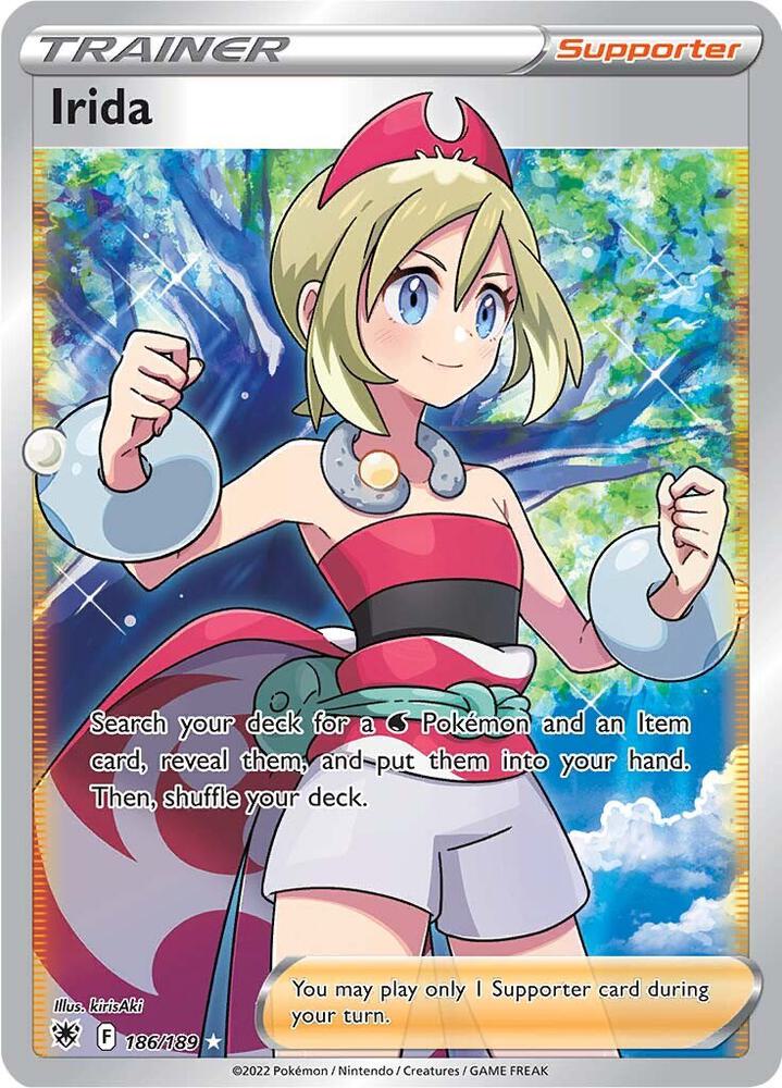 Irida (Full Art) - 186/189 - SWSH10: Astral Radiance (SWSH10) - Holofoil - Pokemon TCG Card