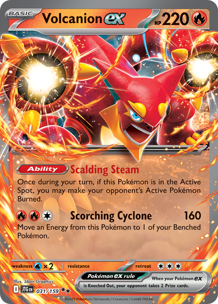Volcanion ex - 31/159 - Scarlet & Violet Journey Together (JTG)