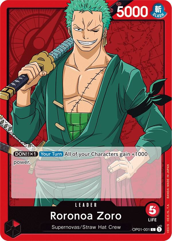 Roronoa Zoro (001) - OP01-001 - Romance Dawn (OP01) - Normal