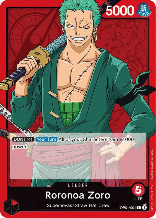Roronoa Zoro (001) - OP01-001 - Romance Dawn (OP01) - Normal