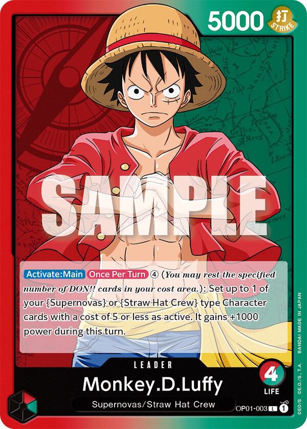 Monkey.D.Luffy (003) - OP01-003 - Romance Dawn (OP01) - Normal