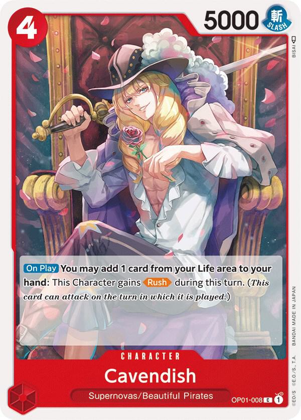 Cavendish - OP01-008 - Romance Dawn (OP01) - Normal