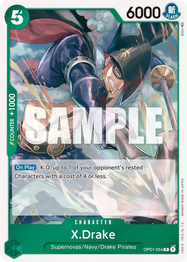 X.Drake (054) - OP01-054 - Romance Dawn (OP01)
