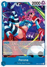 Perona - OP01-077 - Romance Dawn (OP01) - Normal