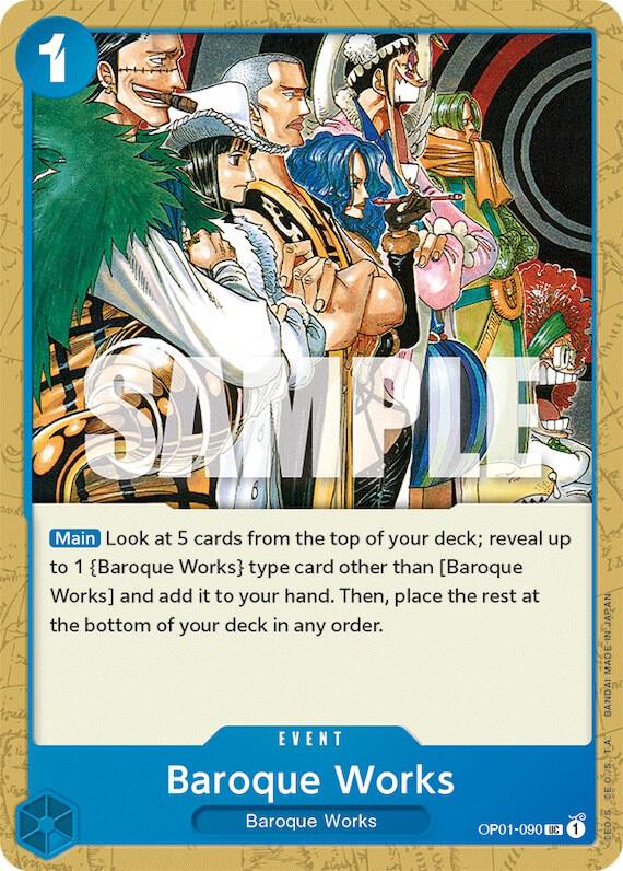 Baroque Works - OP01-090 - Romance Dawn (OP01) - Normal