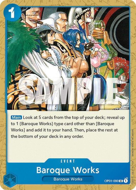 Baroque Works - OP01-090 - Romance Dawn (OP01) - Normal