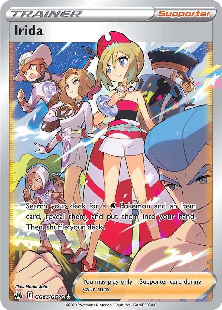 Irida - GG63/GG70 - SWSH: Crown Zenith: Galarian Gallery (CRZ:GG) - Holofoil - Pokemon TCG Card