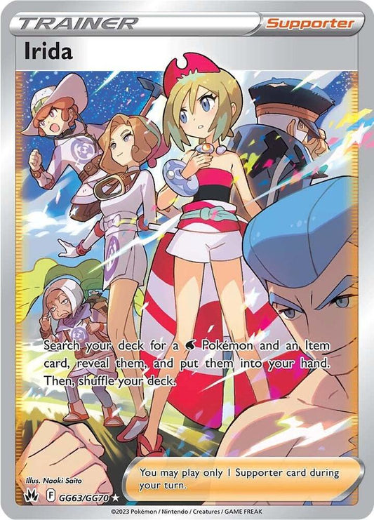 Irida - GG63/GG70 - SWSH: Crown Zenith: Galarian Gallery (CRZ:GG) - Holofoil - Pokemon TCG Card