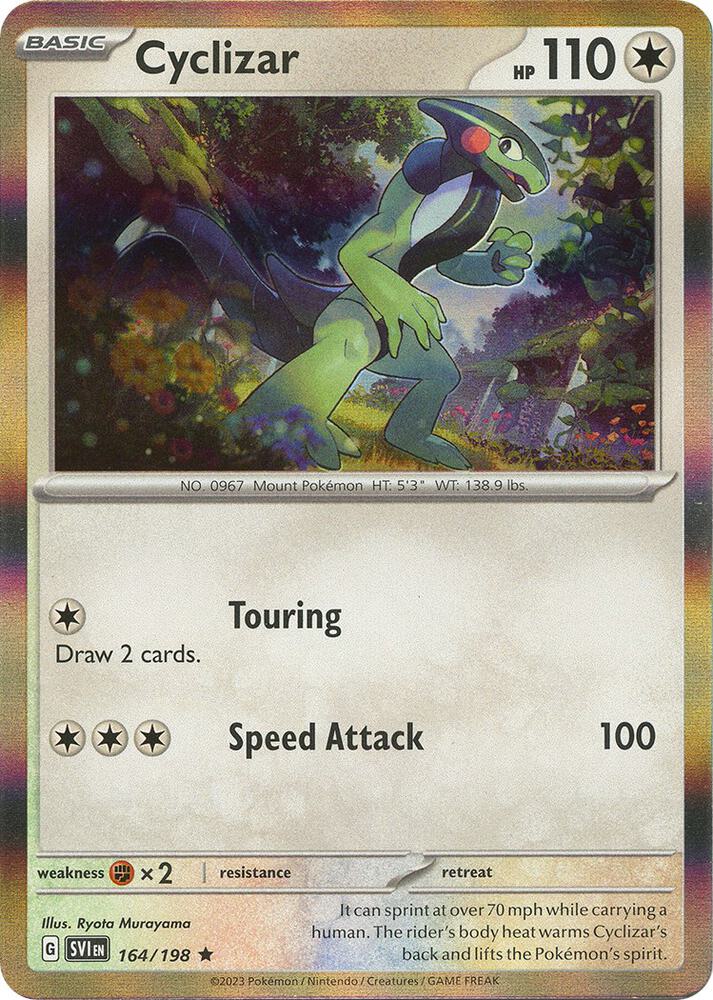 Cyclizar - 164/198 - SV01: Scarlet & Violet Base Set (SVI) - Rare - Reverse Holofoil - Pokemon TCG Card