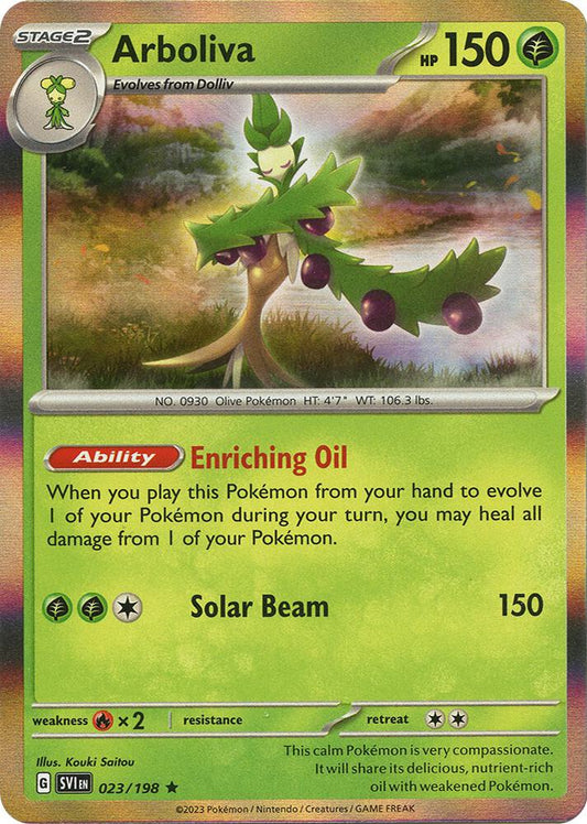 Arboliva - 023/198 - SV01: Scarlet & Violet Base Set (SVI) - Holofoil - Pokemon TCG Card