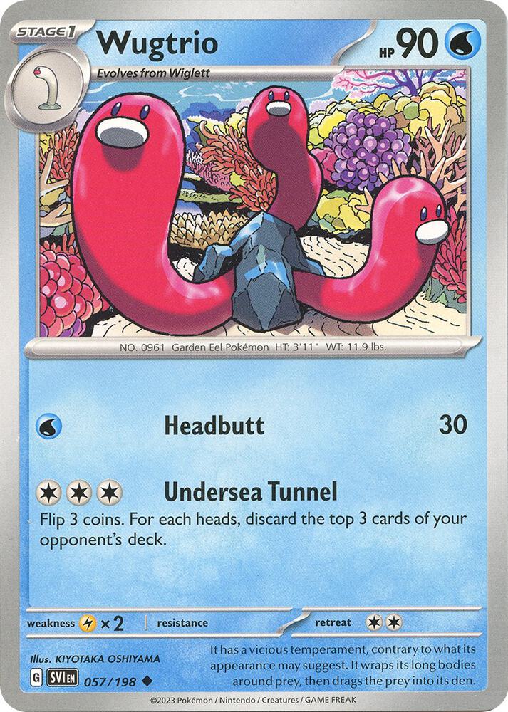 Wugtrio - 057/198 - SV01: Scarlet & Violet Base Set (SVI) - Normal - Pokemon TCG Card