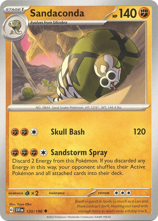Sandaconda - 120/198 - SV01: Scarlet & Violet Base Set (SVI) - Normal - Pokemon TCG Card