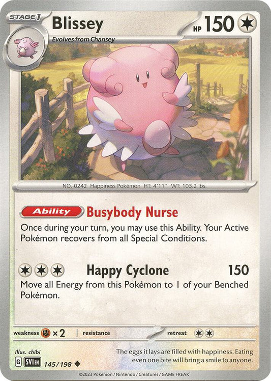 Blissey - 145/198 - SV01: Scarlet & Violet Base Set (SVI) - Normal - Pokemon TCG Card
