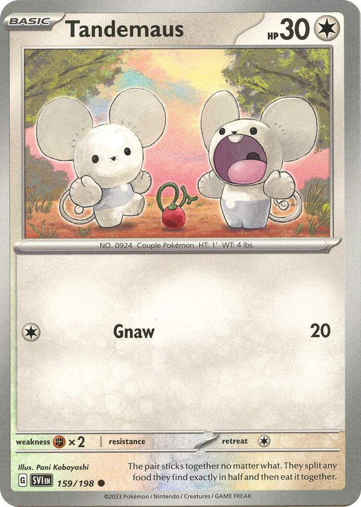 Tandemaus - 159/198 - SV01: Scarlet & Violet Base Set (SVI) - Common - Normal - Pokemon TCG Card