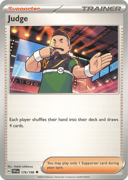 Judge - 176/198 - SV01: Scarlet & Violet Base Set (SVI) - Normal - Pokemon TCG Card
