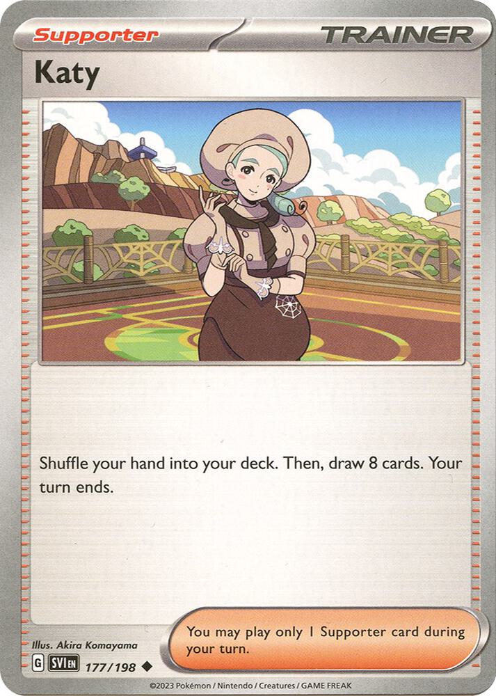 Katy - 177/198 - SV01: Scarlet & Violet Base Set (SVI) - Uncommon - Normal - Pokemon TCG Card