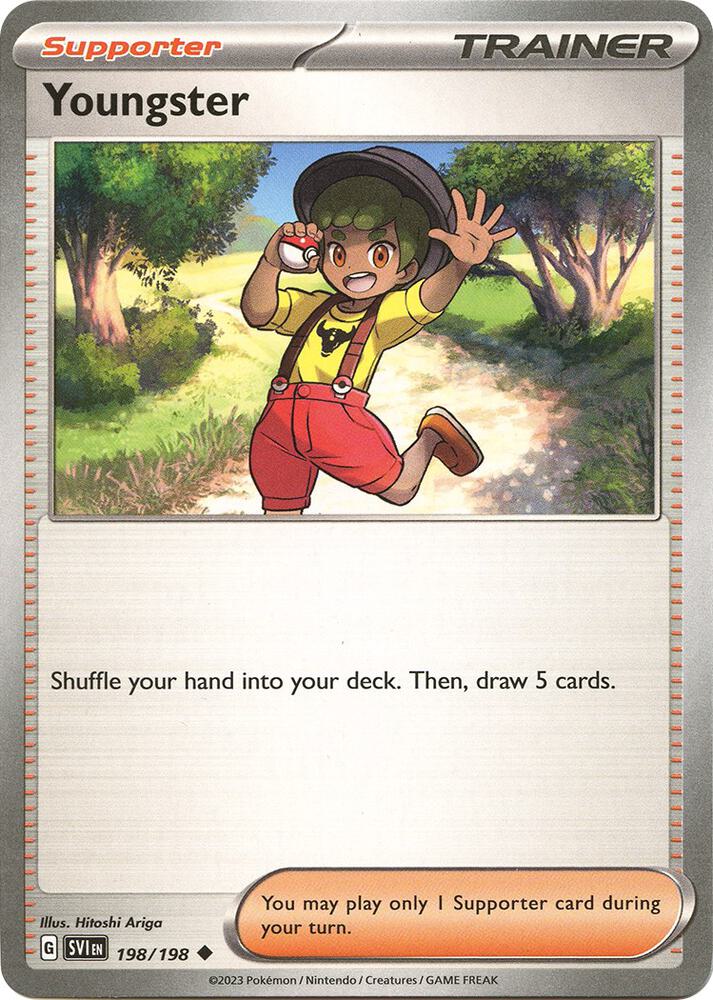 Youngster - 198/198 - SV01: Scarlet & Violet Base Set (SVI) - Normal - Pokemon TCG Card