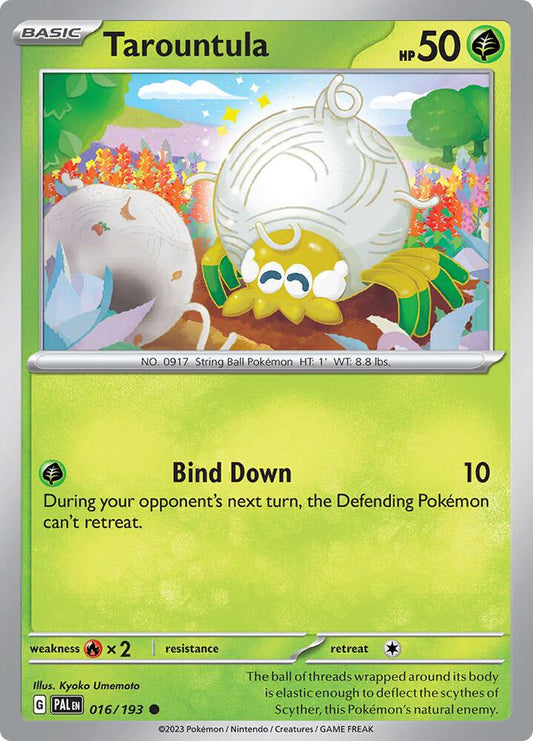 Tarountula - 016/193 - SV02: Paldea Evolved (PAL) - Common - Normal - Pokemon TCG Card