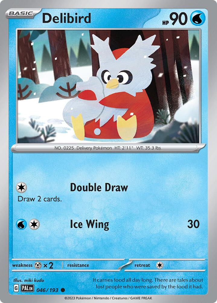 Delibird - 046/193 - SV02: Paldea Evolved (PAL) - Normal - Pokemon TCG Card