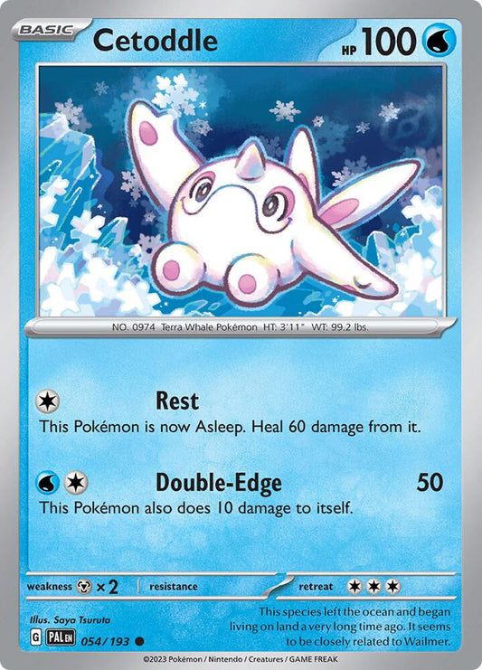 Cetoddle - 054/193 - SV02: Paldea Evolved (PAL) - Common - Normal - Pokemon TCG Card