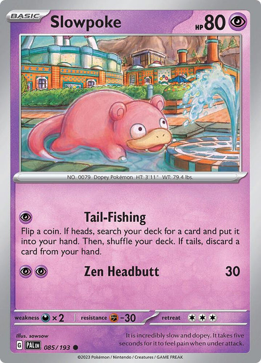 Slowpoke - 085/193 - SV02: Paldea Evolved (PAL) - Normal - Pokemon TCG Card