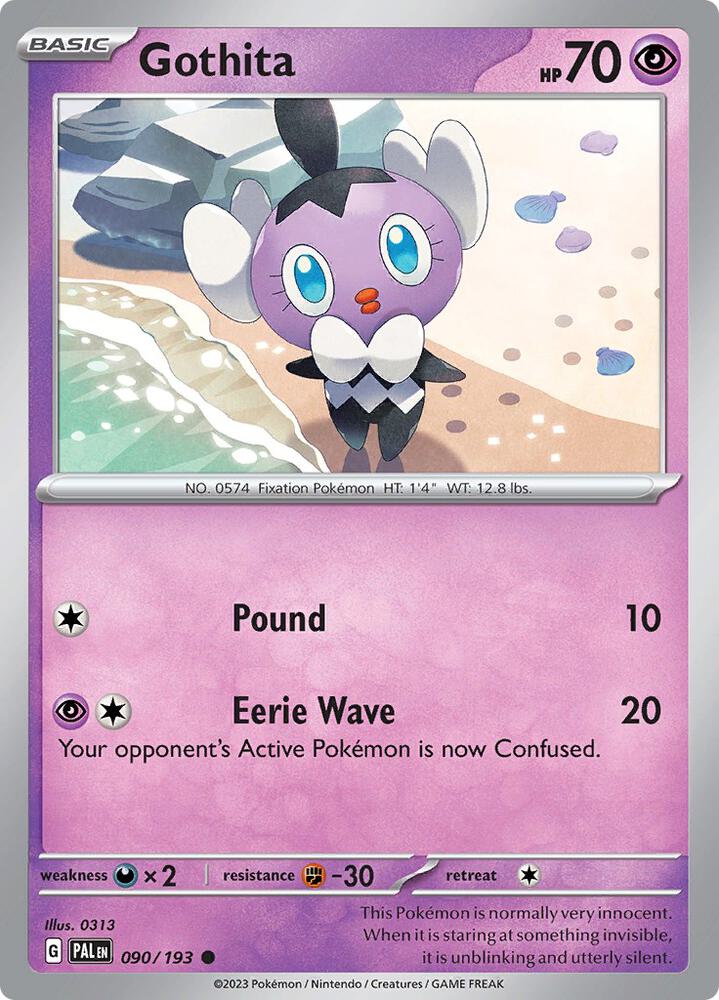 Gothita - 090/193 - SV02: Paldea Evolved (PAL) - Normal - Pokemon TCG Card