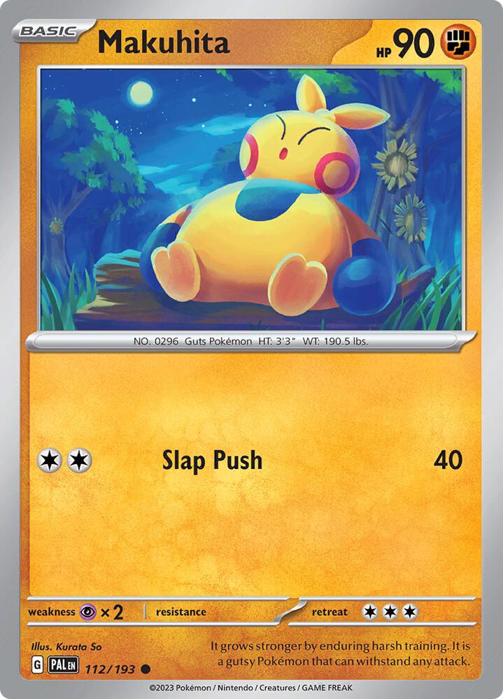 Makuhita - 112/193 - SV02: Paldea Evolved (PAL) - Normal - Pokemon TCG Card