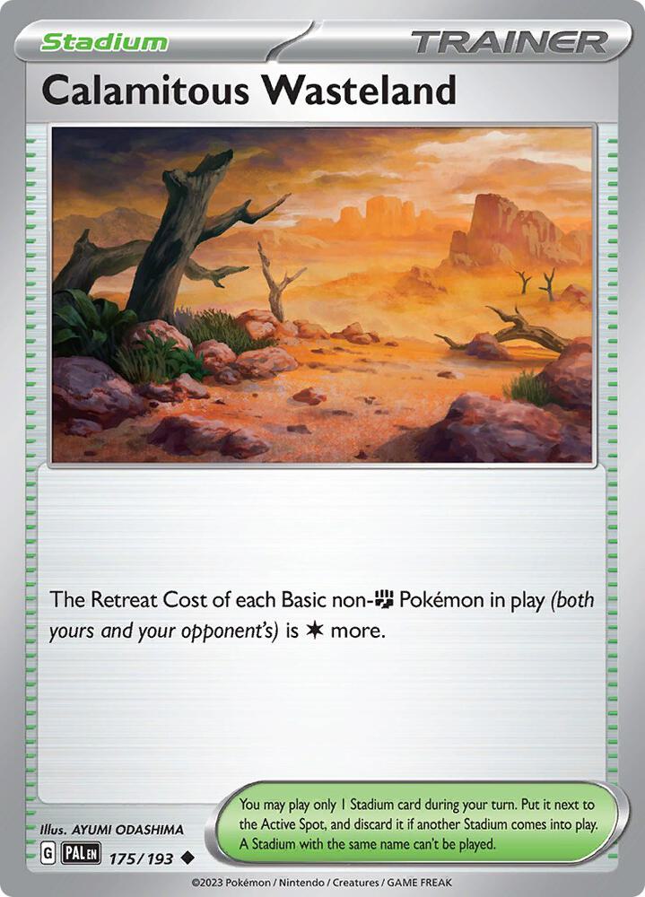Calamitous Wasteland - 175/193 - SV02: Paldea Evolved (PAL) - Normal - Pokemon TCG Card