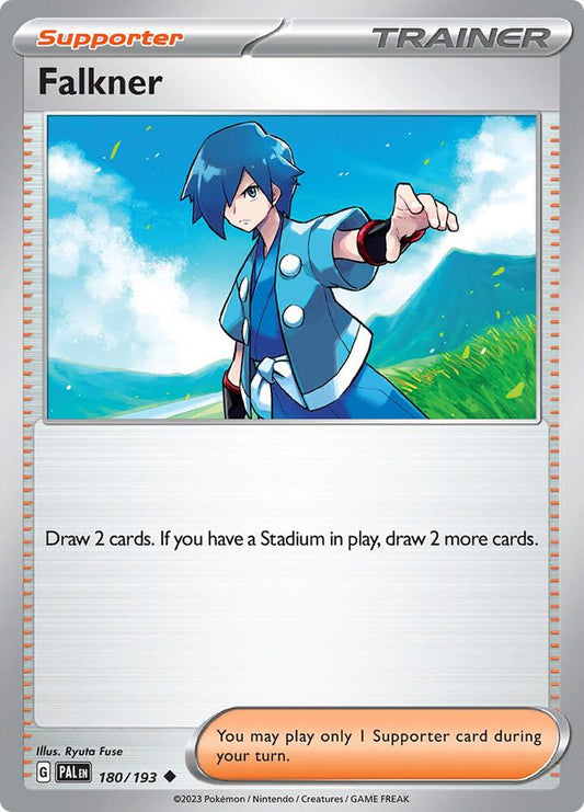 Falkner - 180/193 - SV02: Paldea Evolved (PAL) - Uncommon - Normal - Pokemon TCG Card