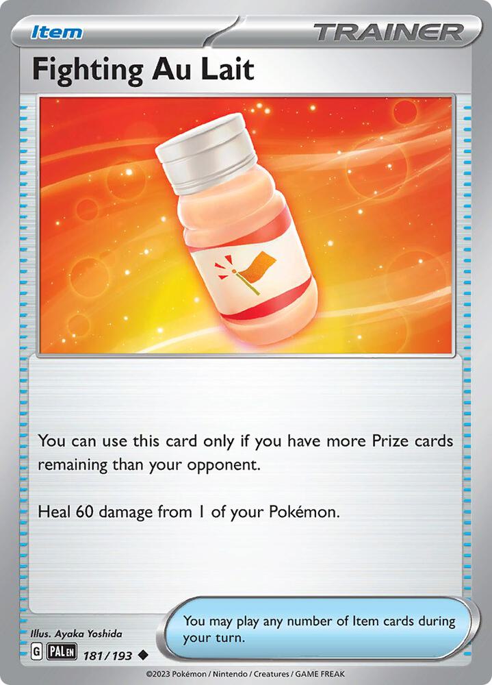 Fighting Au Lait - 181/193 - SV02: Paldea Evolved (PAL) - Reverse Holofoil - Pokemon TCG Card
