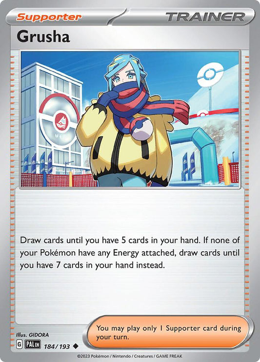 Grusha - 184/193 - SV02: Paldea Evolved (PAL) - Uncommon - Reverse Holofoil - Pokemon TCG Card