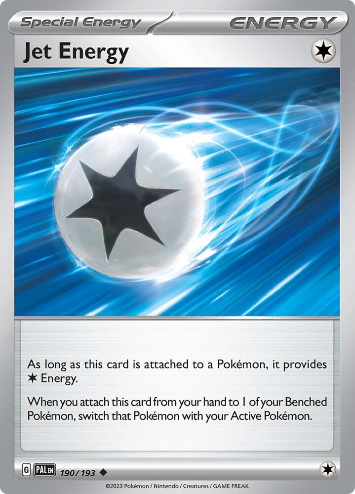 Jet Energy - 190/193 - SV02: Paldea Evolved (PAL) - Normal - Pokemon TCG Card