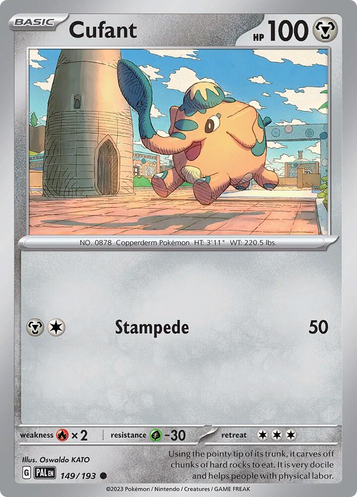 Cufant - 149/193 - SV02: Paldea Evolved (PAL) - Normal - Pokemon TCG Card