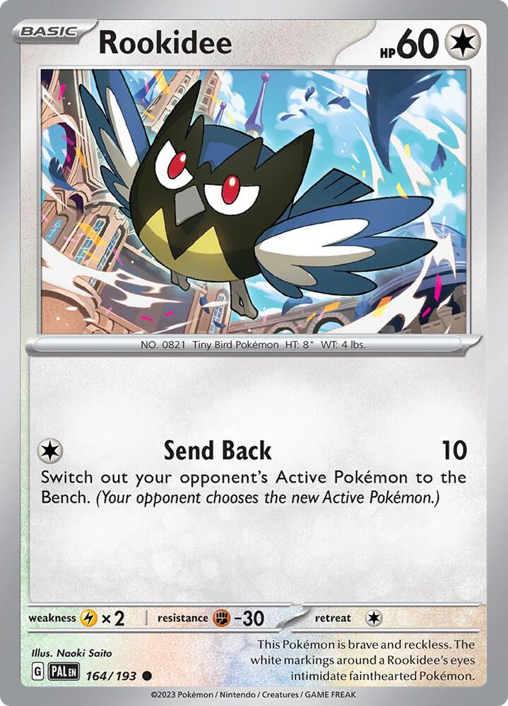 Rookidee - 164/193 - SV02: Paldea Evolved (PAL) - Reverse Holofoil - Pokemon TCG Card