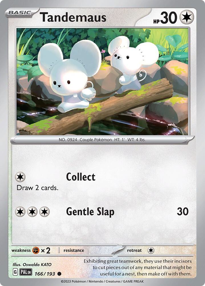 Tandemaus - 166/193 - SV02: Paldea Evolved (PAL) - Common - Normal - Pokemon TCG Card