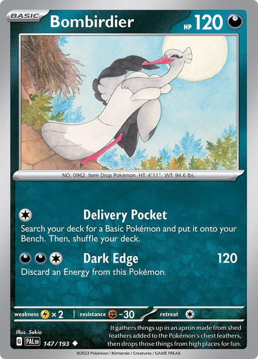 Bombirdier - 147/193 - SV02: Paldea Evolved (PAL) - Normal - Pokemon TCG Card