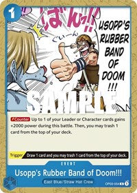 Usopp's Rubber Band of Doom!!! - OP03-054 - Pillars of Strength (OP03) - Normal