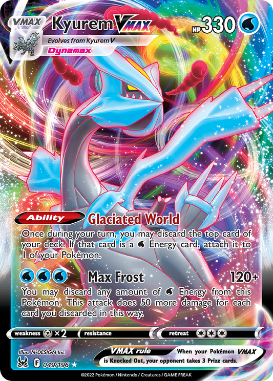 Kyurem VMAX - 49/196 - Sword & Shield Lost Origin