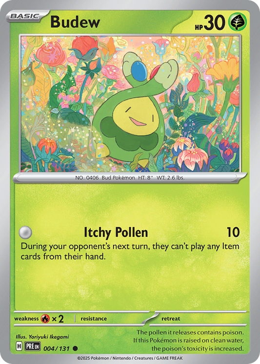 Budew - 4/131 - Scarlet & Violet Prismatic Evolutions (PRE) - Normal