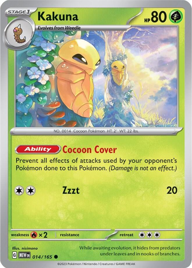 Kakuna - 014/165 - SV: Scarlet & Violet 151 (MEW) - Normal - Pokemon TCG Card