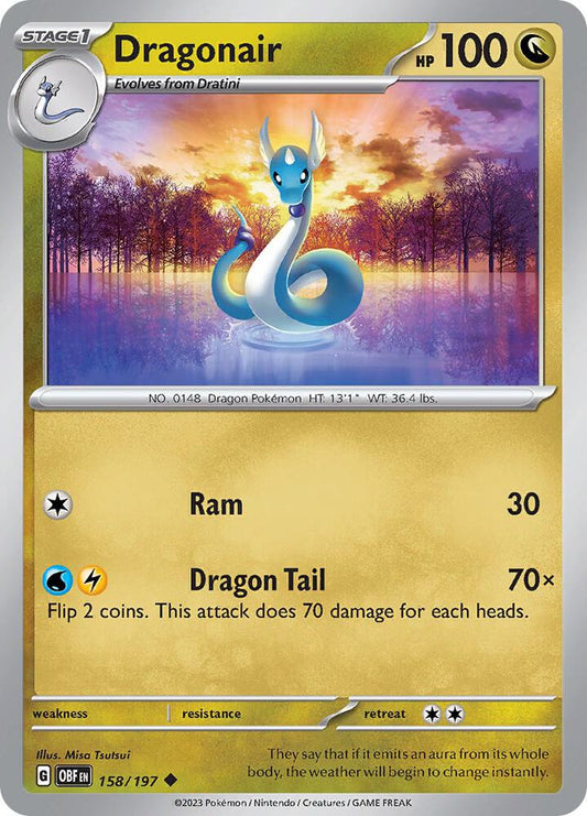 Dragonair - 158/197 - SV03: Obsidian Flames (OBF) - Normal - Pokemon TCG Card