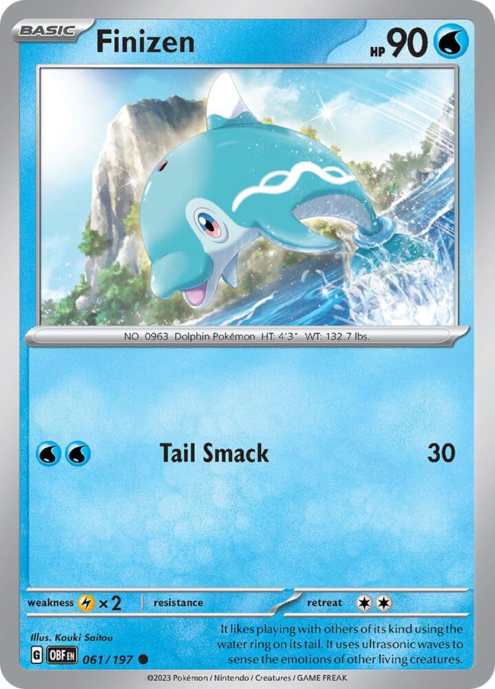 Finizen 061/197 - 061/197 - SV03: Obsidian Flames (OBF) - Normal - Pokemon TCG Card