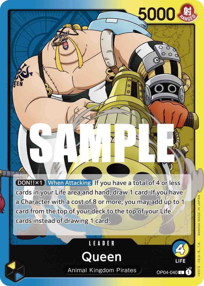 Queen (040) - OP04-040 - Kingdoms of Intrigue (OP04) - Normal - One Piece TCG Card
