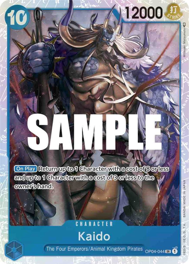 Kaido - OP04-044 - Kingdoms of Intrigue (OP04) - Foil - One Piece TCG Card
