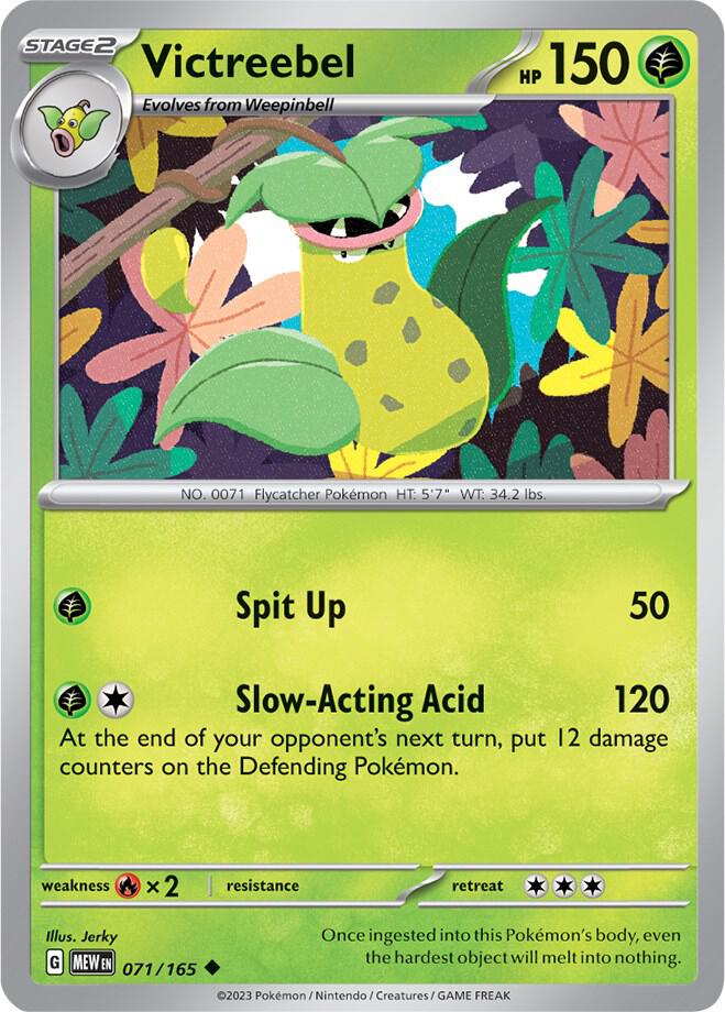 Victreebel - 071/165 - SV: Scarlet & Violet 151 (MEW) - Normal - Pokemon TCG Card