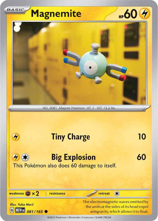 Magnemite - 081/165 - SV: Scarlet & Violet 151 (MEW) - Normal - Pokemon TCG Card